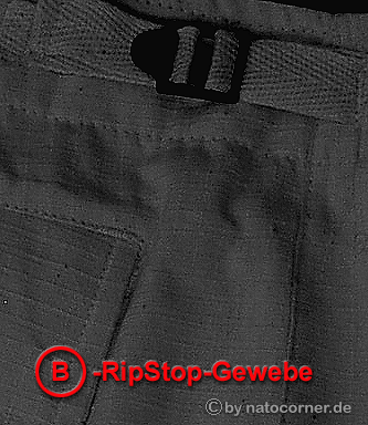 RipStop = Riß-Stop -verhindert weiltäufige Risse im Gewebe